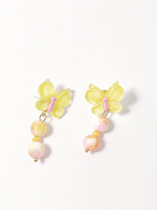 Butterfly Summer Candy-colored Earrings