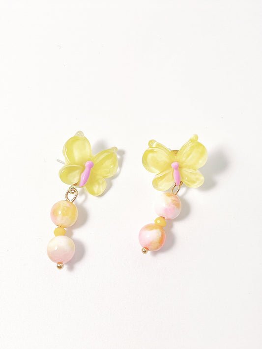 Butterfly Summer Candy-colored Earrings - KooGarden