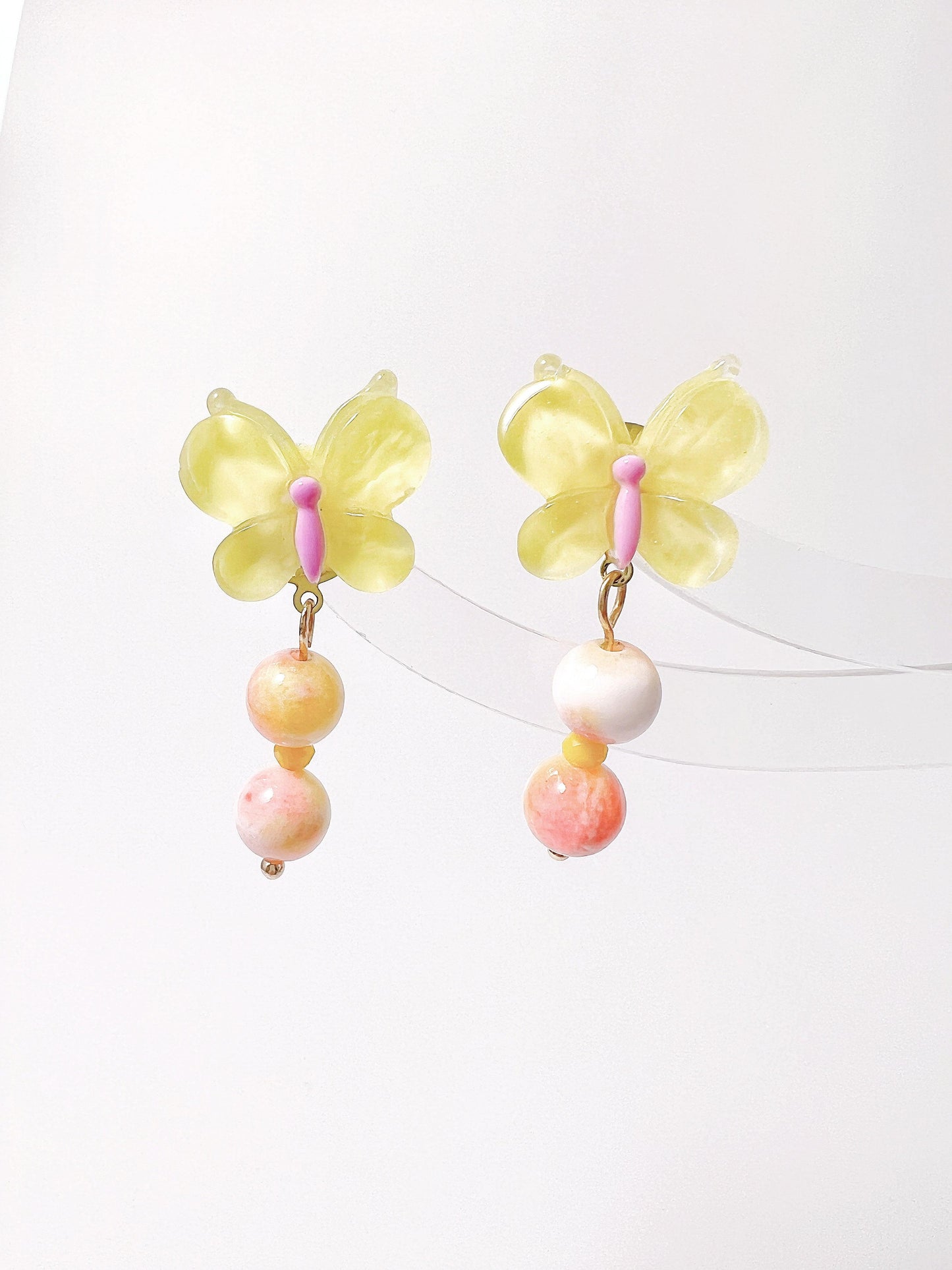 Butterfly Summer Candy-colored Earrings - KooGarden