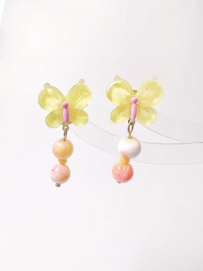 Butterfly Summer Candy-colored Earrings - KooGarden