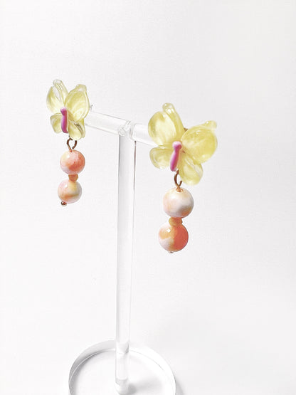 Butterfly Summer Candy-colored Earrings - KooGarden