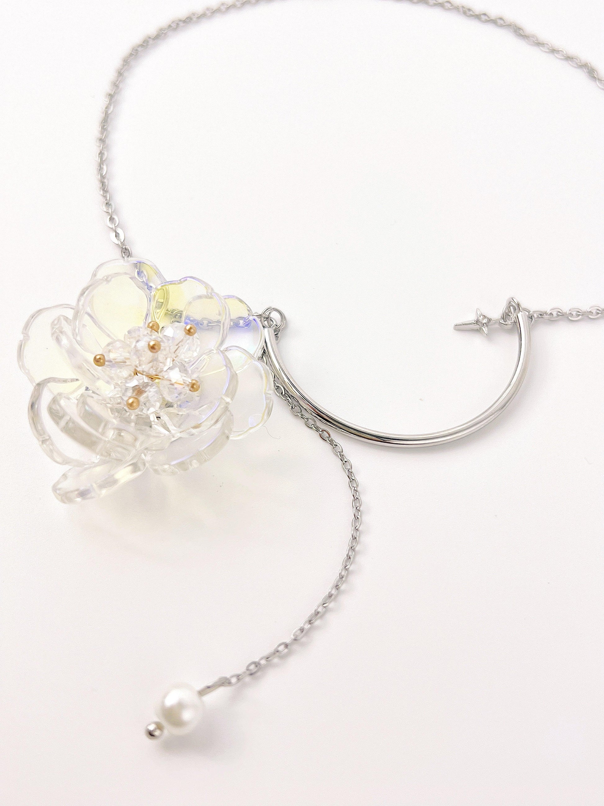 Transparent Flower Star Necklace - KooGarden