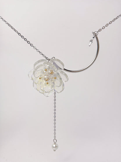 Transparent Flower Star Necklace - KooGarden