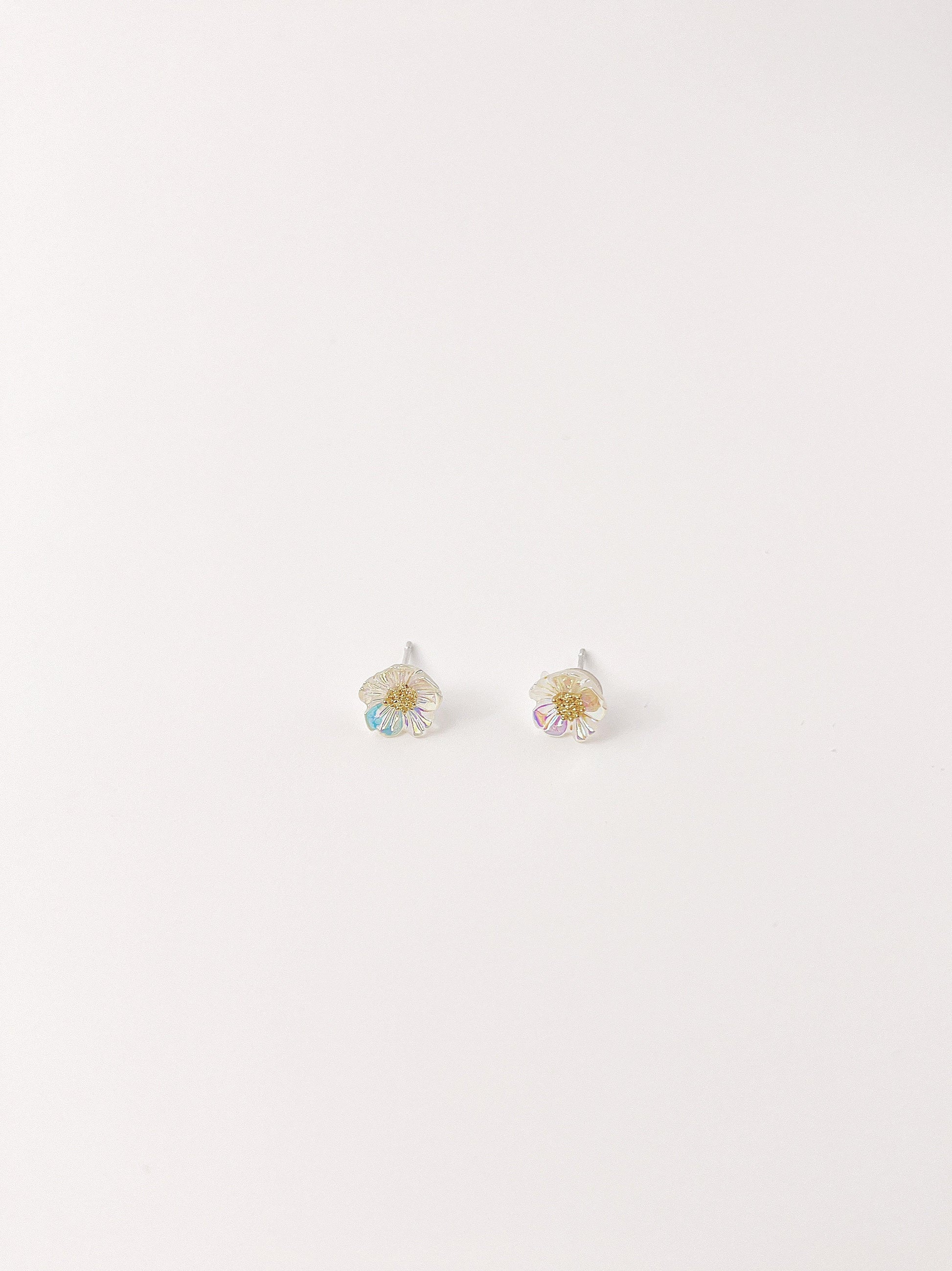 Colorful Light Flower Earrings