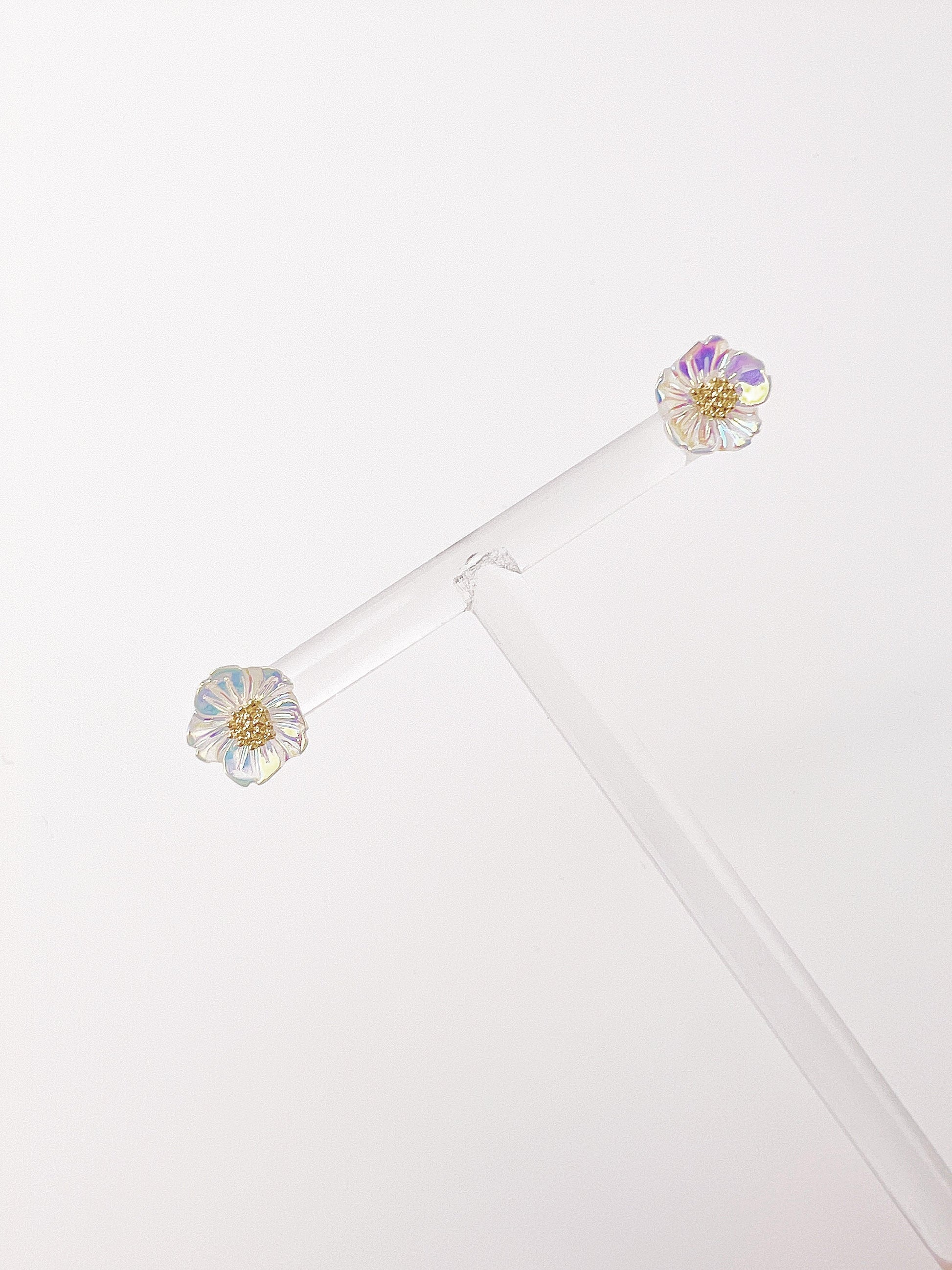 Colorful Light Flower Earrings