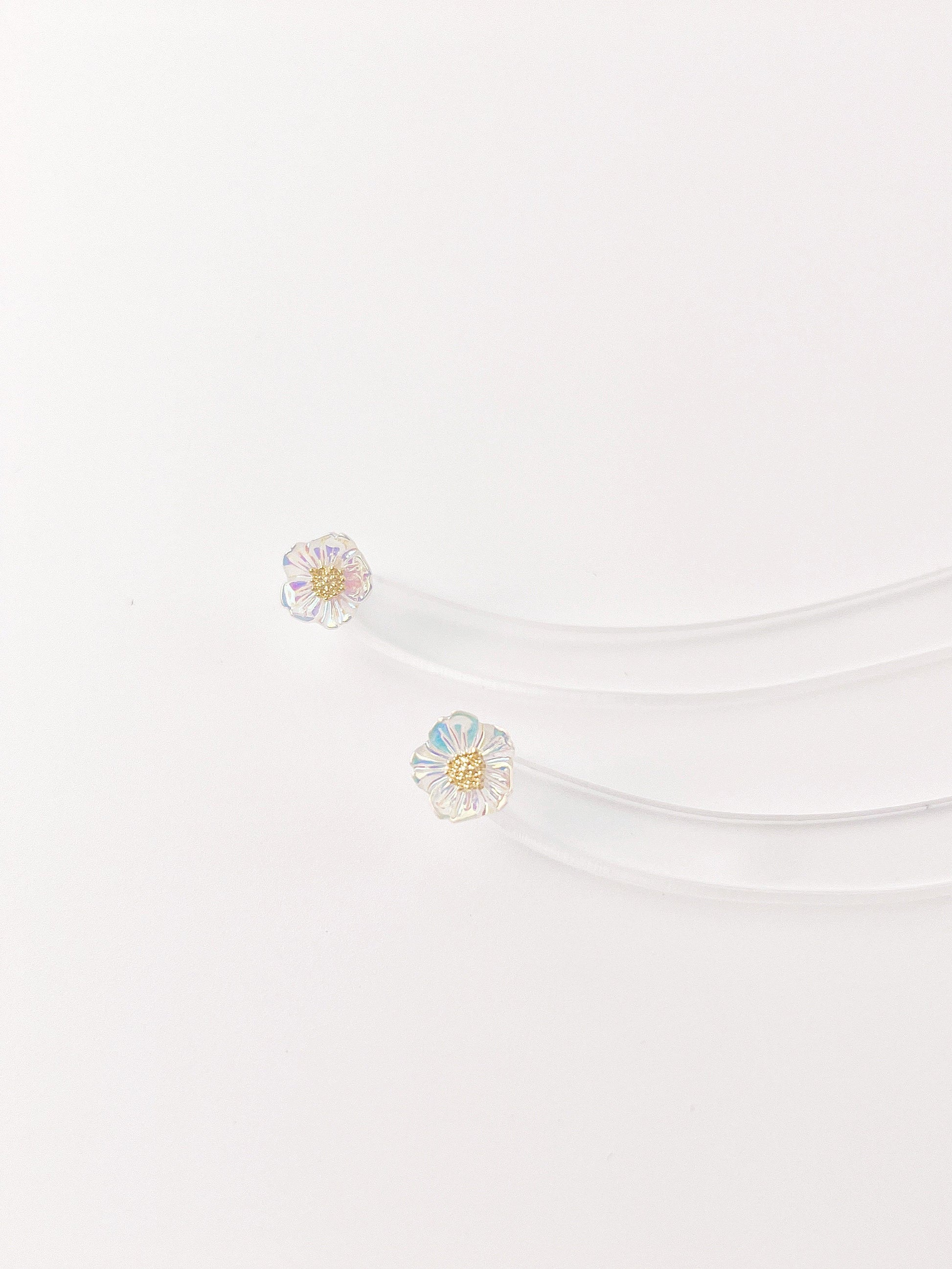 Colorful Light Flower Earrings