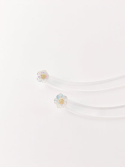 Colorful Light Flower Earrings