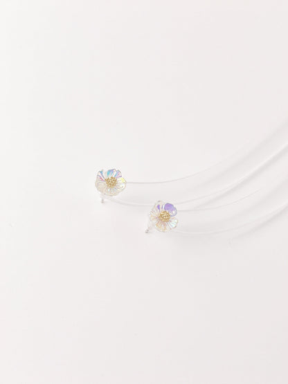 Colorful Light Flower Earrings