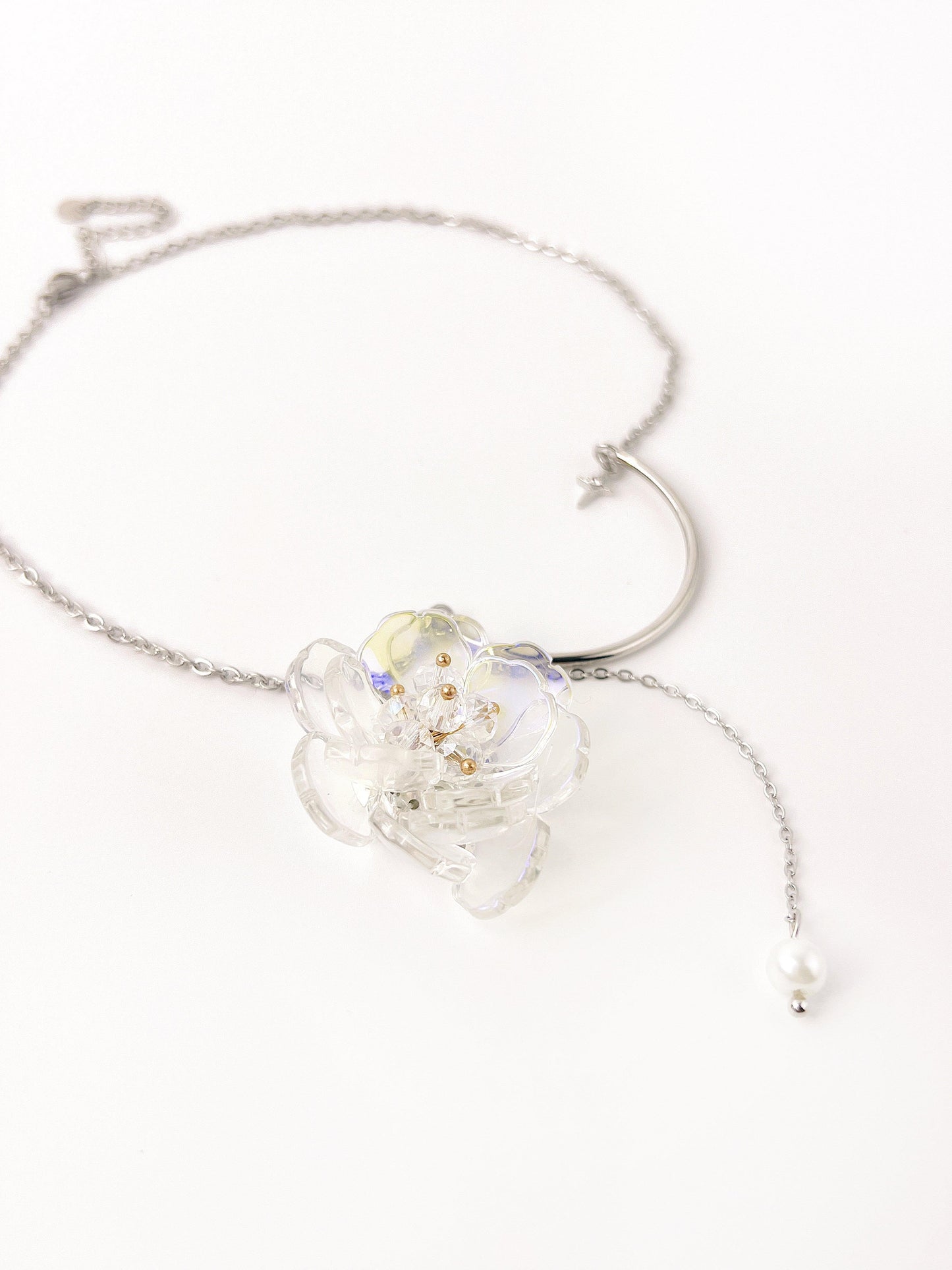 Transparent Flower Star Necklace - KooGarden