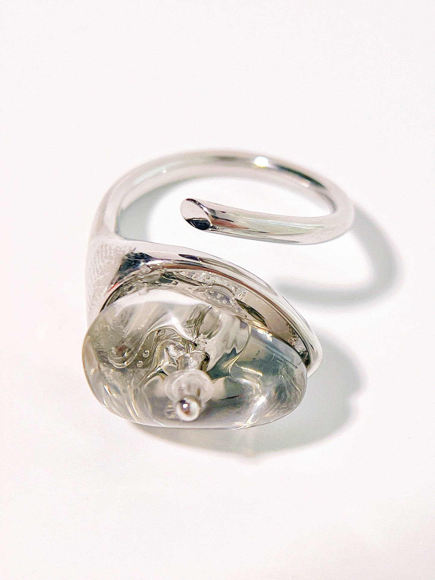 Natural Stone Inlay Ring