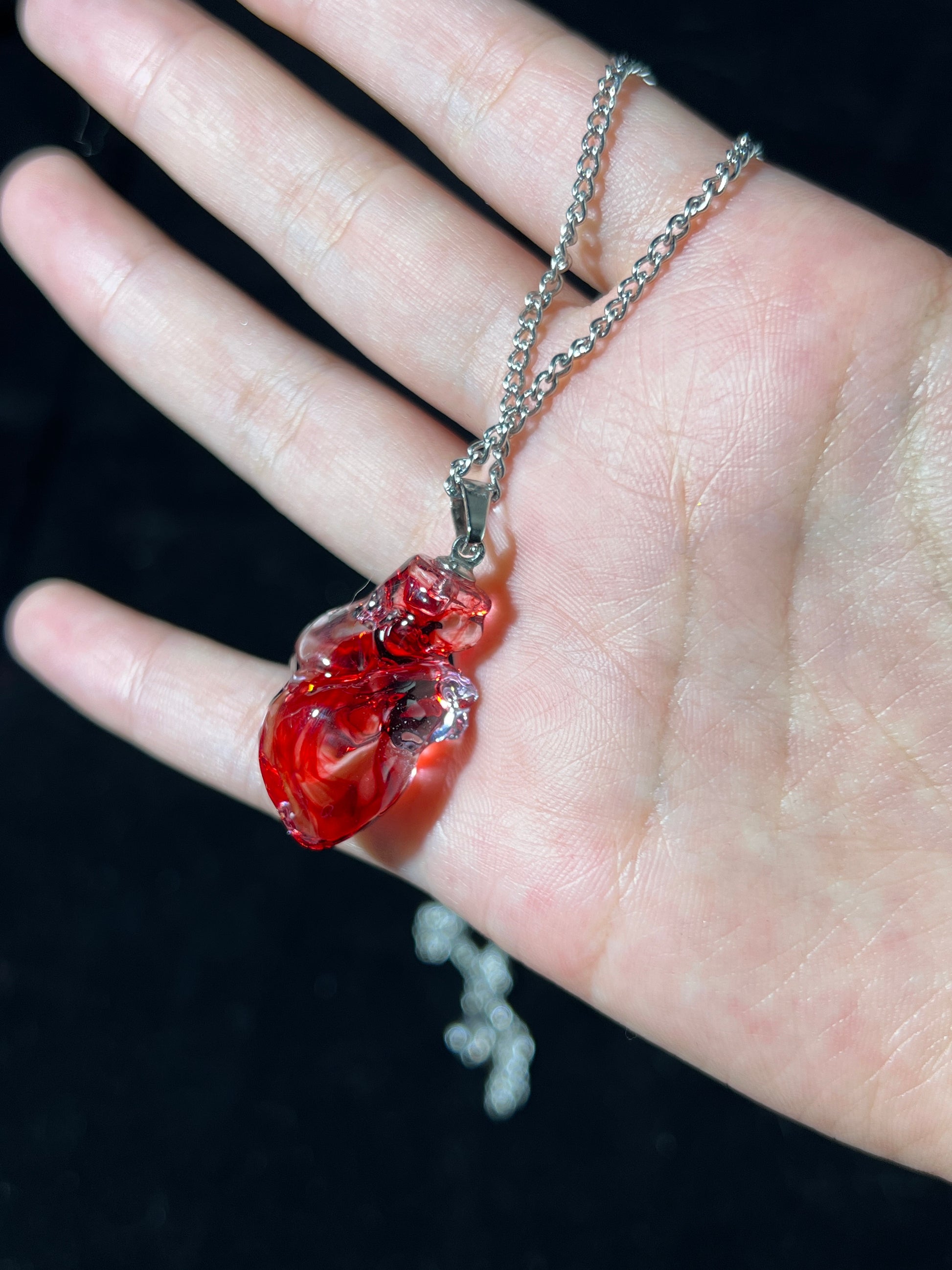 Dark Heart Necklace